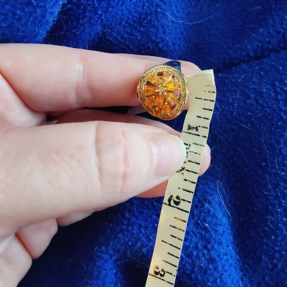 Nwt yellow gold orange citrine, size 9 - Picture 7 of 9